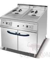 Gas 2-Tank Fryer with Cabinet, Dimension:L800*W900*H920mm, Capacity：20+-2） X 2L