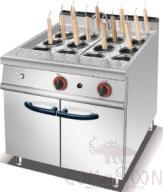 Gas Pasta Cooker With Cabinet, Dimension:L700*W750*H920mm, Power Supply:22 KW