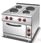 Electric 4-Hot Plate Cooker with Cabinet, Dimesnion:L800*W900*H920mm, Power Supply：2 X2 +2.6 X 2KW