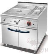 Electric Bain Marie With Cabinet, Dimension:L800*W900*H920mm,     Power Supply:6KW