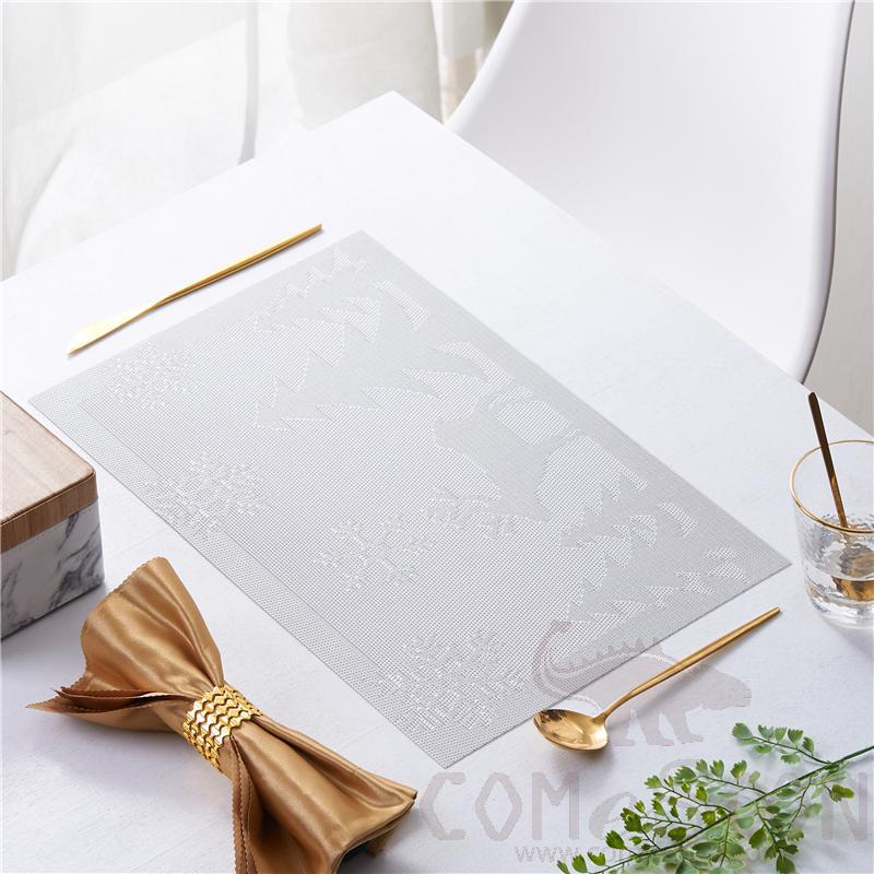 PVC placemats，30*45cm , Table Mat