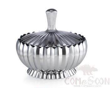 Grey 23.5CM Agni Large Fruit Plate