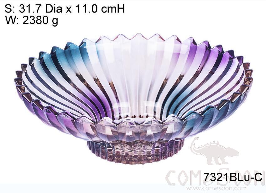 Colored glaze 32CM Agni Large Fruit Bowl