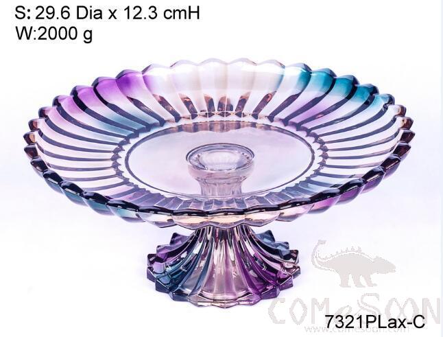 Colored glaze 30CM Agni Large Fruit Plate