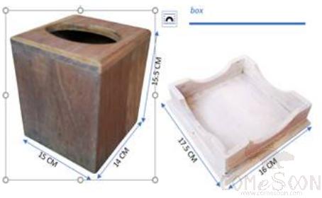 Tissue Box 15.5X14X15.5CM