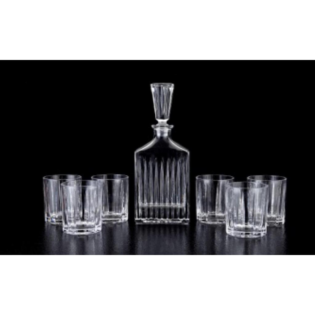 Crystal Wine Glass Bottle  Set 7pcs set