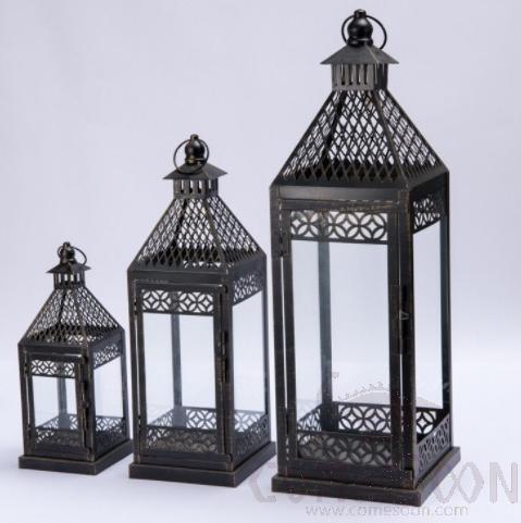 Lantern Lamp 3 Piece Set