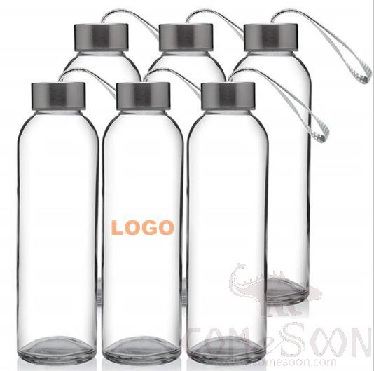 Glass Water Bottle 500ml