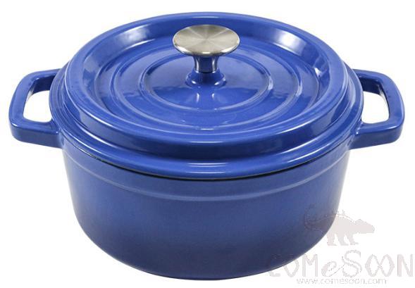 Casserole Enamel Pot φ26CM Blue