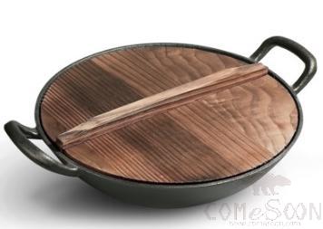 Cast Iron Wok 36cm