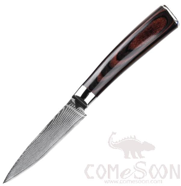 WN114 Damascus Series Peel Knife 3.5 Inch