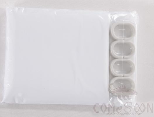 150g Plain White Shower Curtain Waterproof Shower Curtain Impermeable Hanging Curtain-120* 180cm