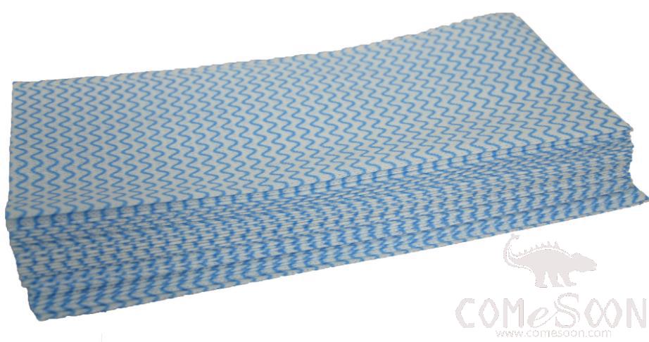 Face Towel For Airline Passengers,Viscose Polyester,100 Pieces,Blue,20*30 cm