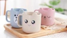 Maixiang Bear Cup,wheat,10.5X8X9.5cm