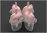 Four Groups Of Bear Cart Ice Molds,PP,12*12*11.5cm