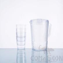 1500Ml Square Small With 4 Cup Kettle,PS,18*9.5*20cm