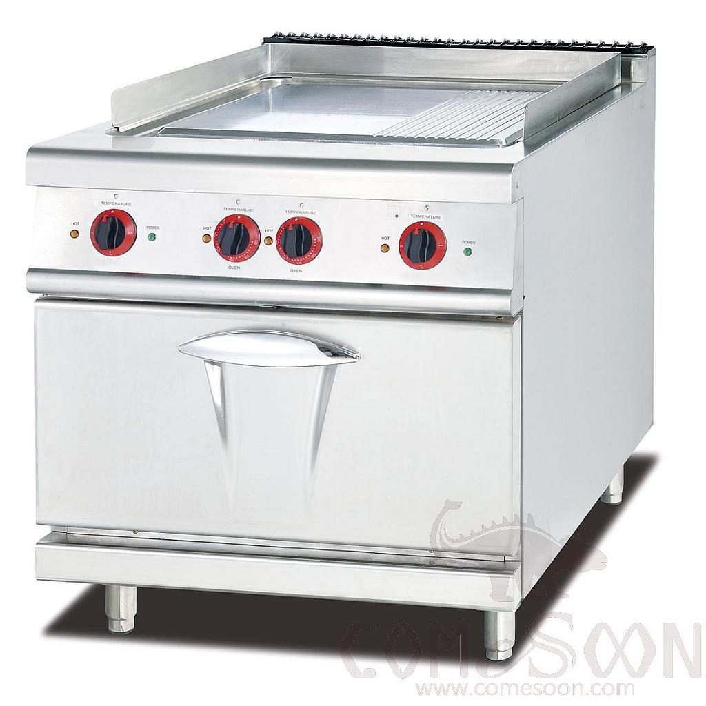 AE700-series electric Griddle with oven(1/3grooved)