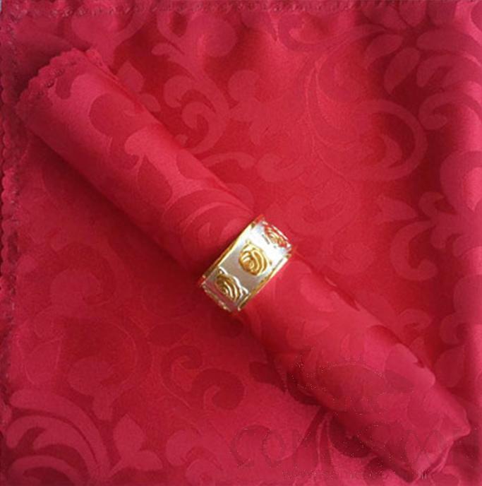 Napkin,48*48cm,Red double hook