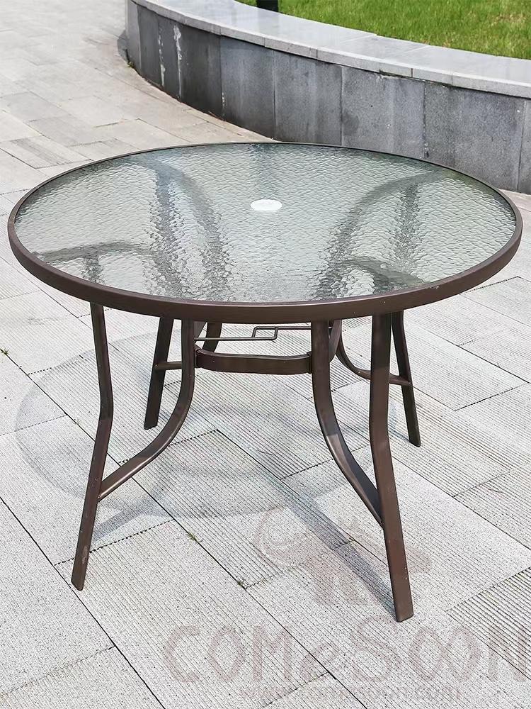 Outdoor Table, Iron Frame ,D105*H70Cm