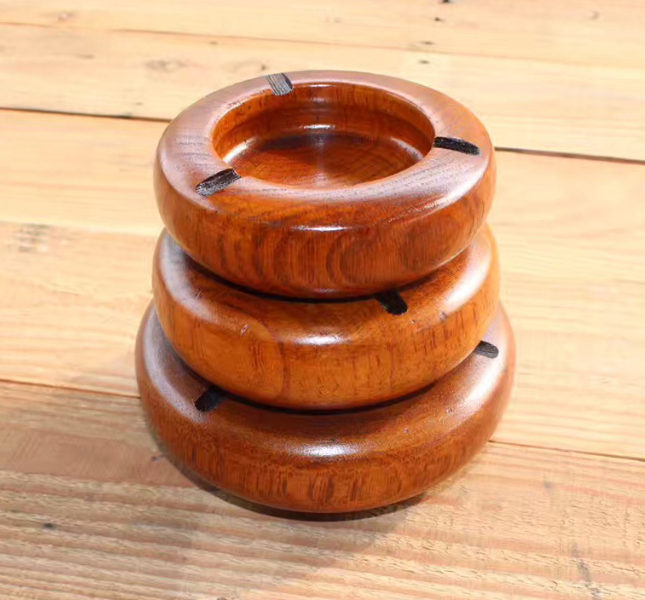 Ashtray，Jujube Wood，Φ12cm