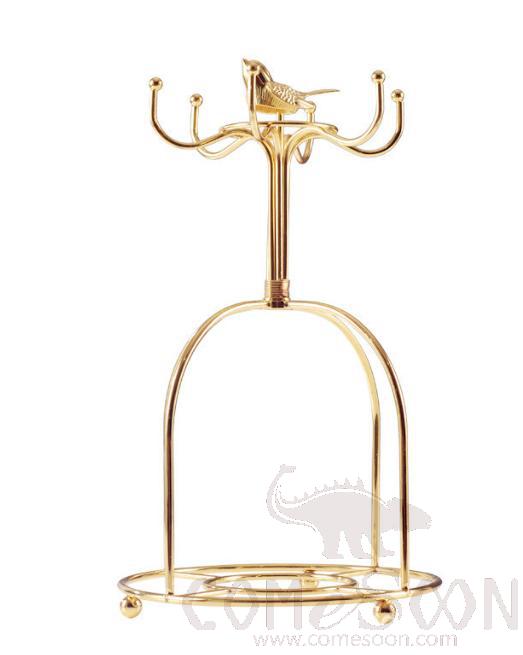 Birdcage cup hanging rack