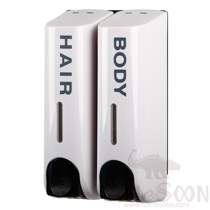 Double
Soap Dispenser，L13*W21.5*H21.5CM，MOQ500