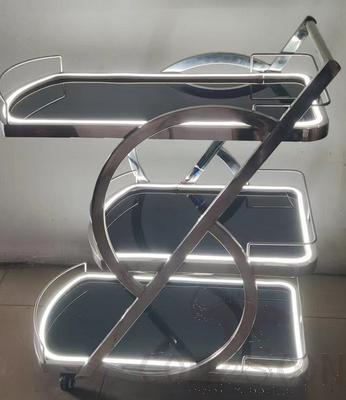 Luminous Service Cart,  Metal, 80*45*93CM