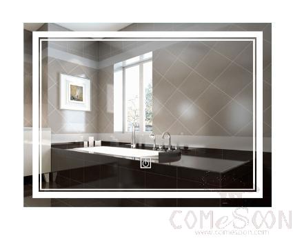 Vanity Mirror, Aluminum Alloy, 50*70cm