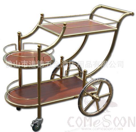 Wine Cart, SS201 (Titanium Plated),108*40*88CM