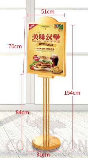 American-Style Sign, Titanium, L51*W31*H154cm