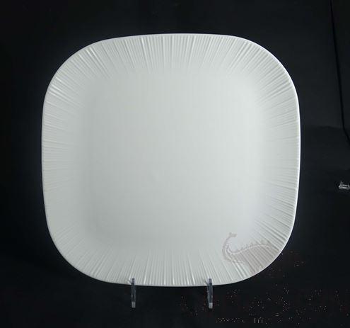 G099 Series 8&quot; Square Plate - White