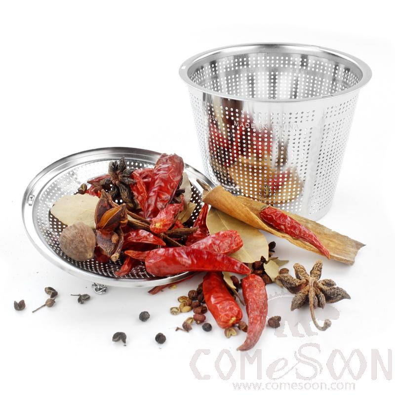 SS conical shape tea infuser / spice ball, SS 304, 6.5cm×(H.)6cm
