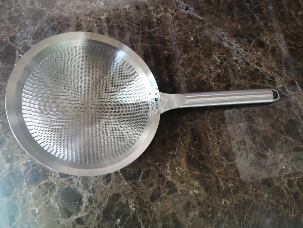 SS spoon large with short  handle, 28cm/SS 201