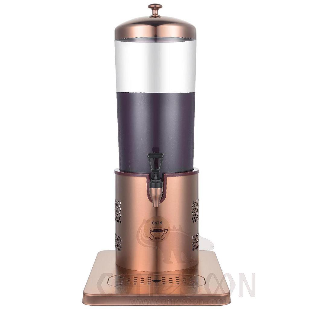 Double Head Cold + Heat Preservation Beverage Machine,SS,6L,Rose Gold