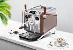 Optimus Prime Single Head Coffee Machine,Wood Grain Silver