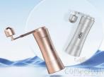 Small Waisted Hand Bean Grinder,17.8X64cm,Rose Gold