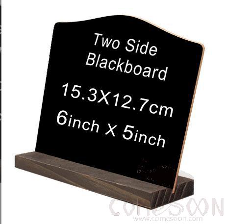 Black menu chalkboard，L15.3*W12.7cm