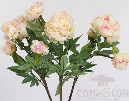 3PCS Simulation Flower Ornaments