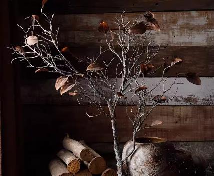 Simulation Tree Branch Ornaments