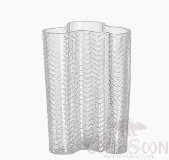 Small Clear Glass Vase Ornaments,White