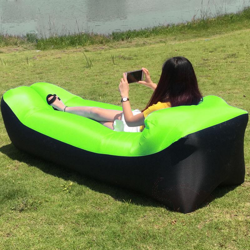 Inflatable Sofa，180*88*63cm，Rose Red