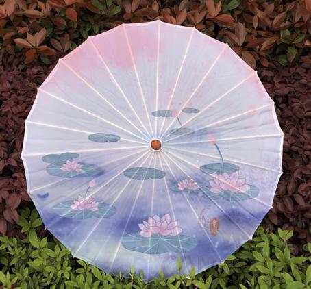 Oil Paper Umbrella, Silk Fabric, 70cm