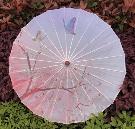 Oil Paper Umbrella, Silk Fabric, 70cm