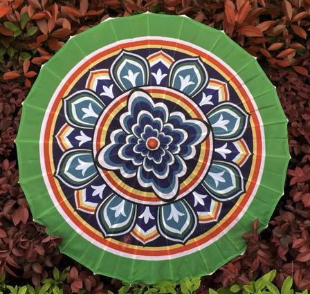 Oil Paper Umbrella, Silk Fabric, 60cm