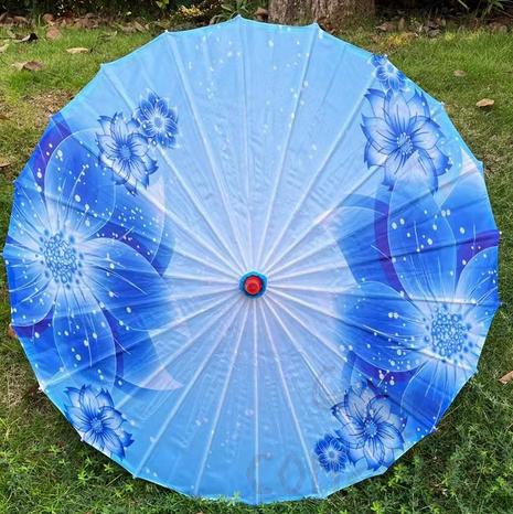 Oil Paper Umbrella, Silk Fabric, 82cm