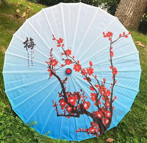 Oil Paper Umbrella, Silk Fabric, 70cm