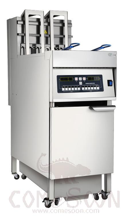 Energy-Saving Automatic Lifting Computer Board With Oil Filter Single-Cylinder Fryer (Oil Filter Paper Type),400*830*1120mm,9KW/220V
