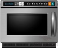 Commercial Microwave Oven, 17L/0.6Cu.ft, 2800W, 420*563*340mm;