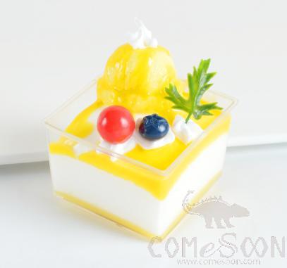 Simulated Cake Ornament,PU,8*5.5cm