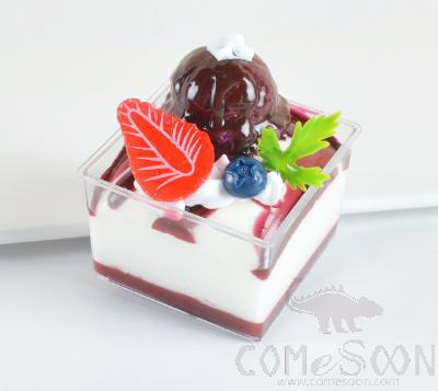 Simulated Cake Ornament,PU,8*5.5cm
